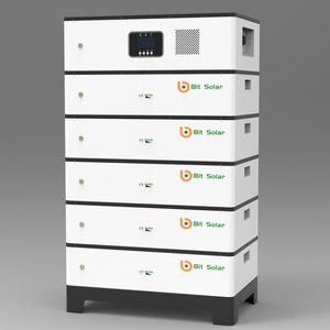Bit Solar 51.2V 25KWH Stackable Battery 48V 25KWH Home Inverter Battery All In One