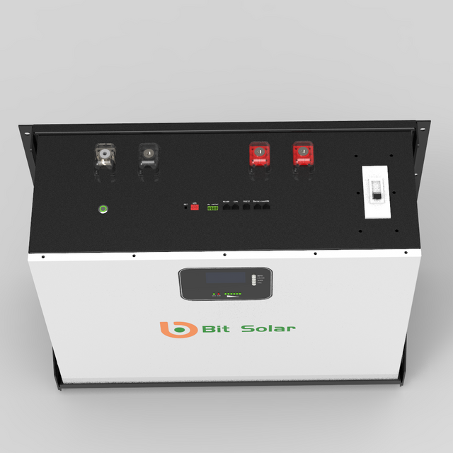 Bit Solar 15KWH 51.2V 300AH 48V Home Battery Solar Lithium Battery Sol Ark Deye Solis Schneider Victron 